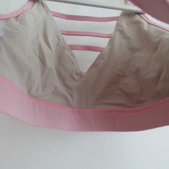 ZYIA ACTIVE Grid Sports Bra in Light Pink Athleisure Workout Gym - Size M - Picture 12 of 13